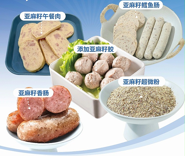 亚麻籽在肉的应用